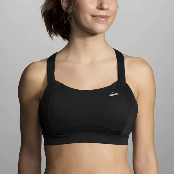 Brooks Moving Comfort Juno Sports Bra in Black, 34D - Picture 1 of 11